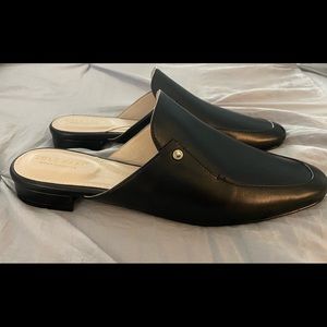 Cole Haan Black Leather Mules